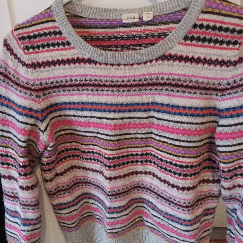 Gap - striped colorful sweater size S